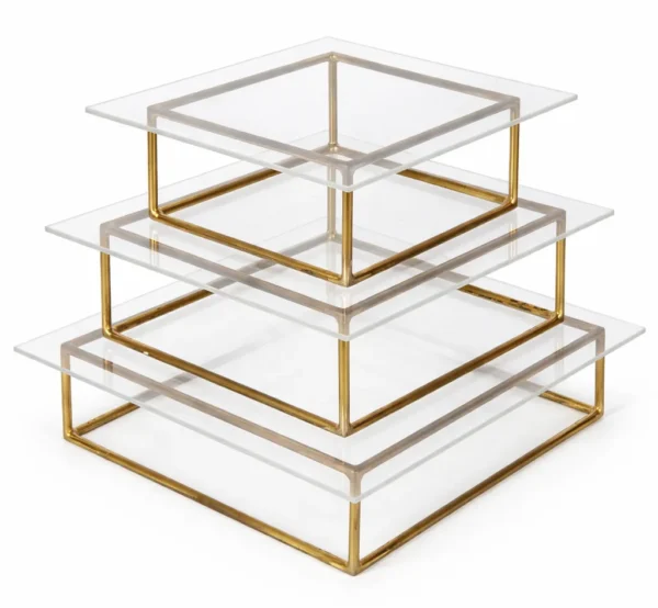 GEOMETRIC CUPCAKE TOWER