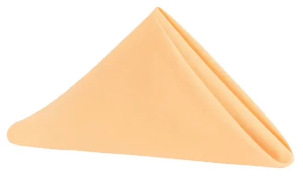 SERVIETTE DE TABLE EN POLYESTER PECHE