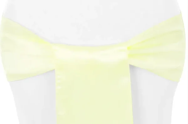 BOUCLE EN SATIN JAUNE