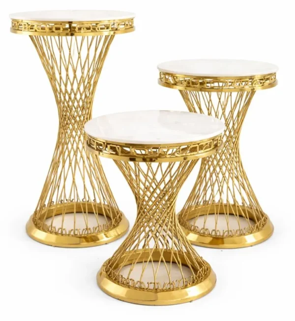 SOHO GOLD ROUND COLUMN 30"