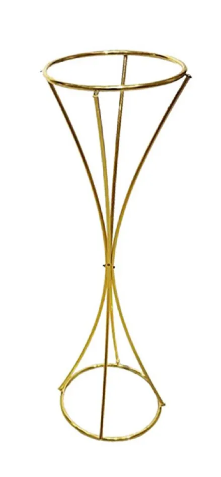 GOLD HOURGLASS STAND 32"