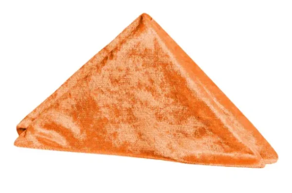 ORANGE VELVET NAPKIN