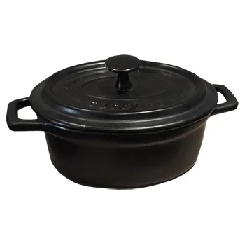 COCOTTE NOIR OVALE