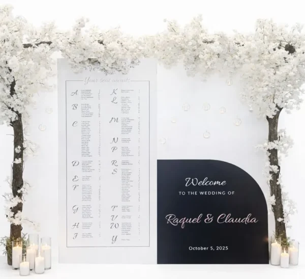 WILLA SEATING CHART WALL