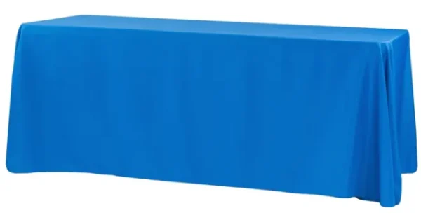 ROYAL BLUE RECTANGULAR POLYESTER TABLECLOTH 90" X 156"