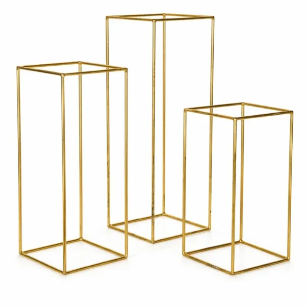 GOLD GEOMETRIC STAND 40"
