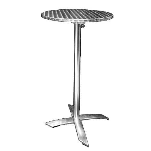 STAINLESS STEEL COCKTAIL TABLE
