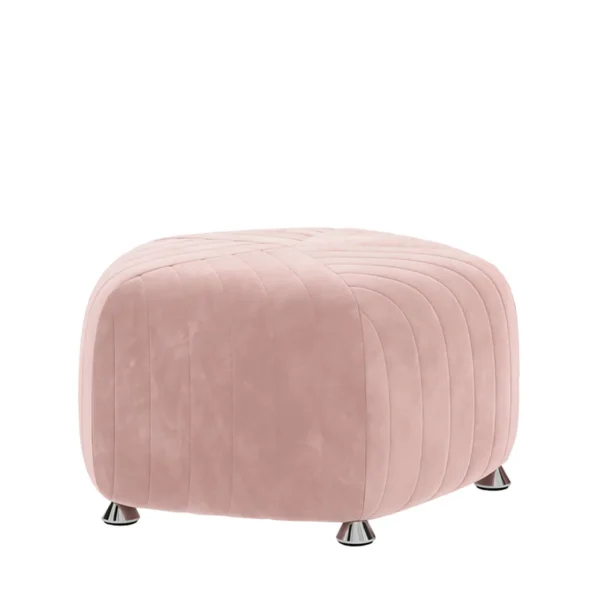 DUSTY PINK LUXOR POUF