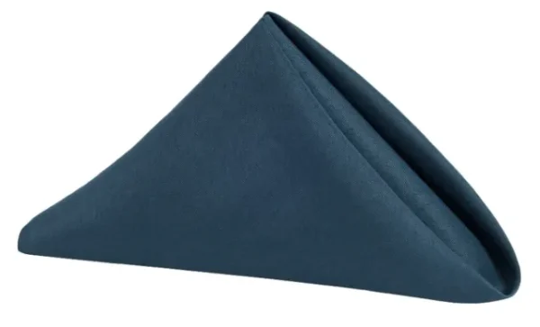 SERVIETTE DE TABLE EN POLYESTER BLEU MARIN