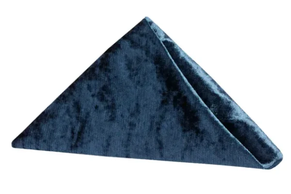 NAVY BLUE VELVET NAPKIN