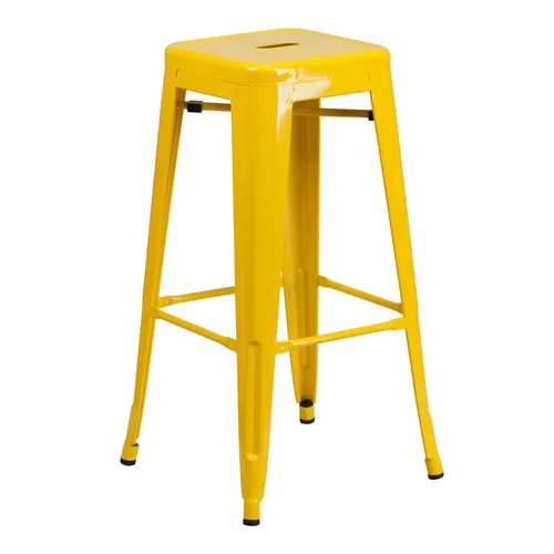 YELLOW TOLIX STOOL