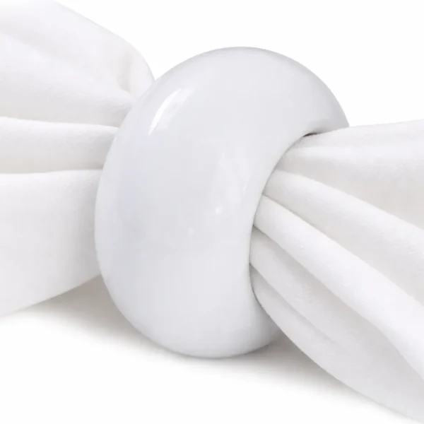 WHITE GALA NAPKIN RING