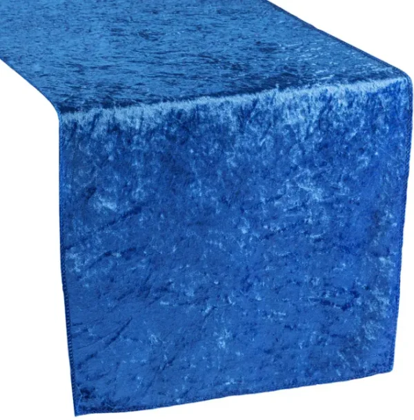 ROYAL BLUE VELVET TABLE RUNNER
