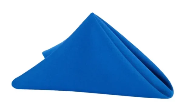 SERVIETTE DE TABLE EN POLYESTER BLEU ROYAL