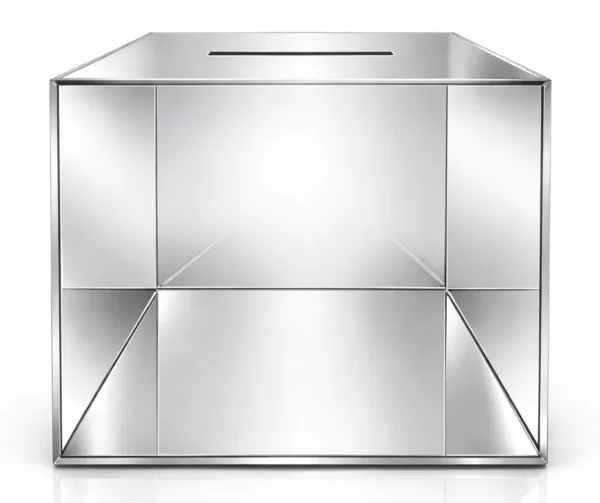JESSICA SILVER MIRROR MONEY BOX