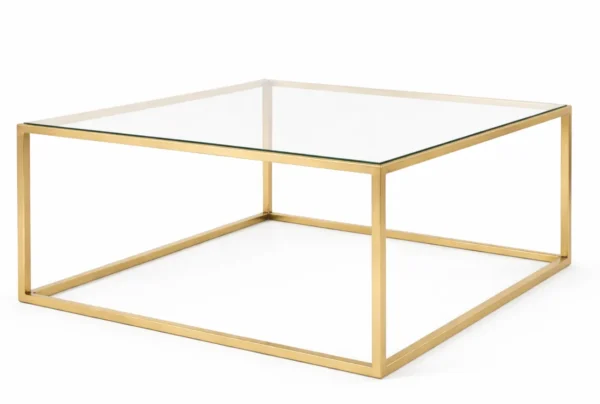 MOSCOW GOLD-CLEAR COFFEE TABLE