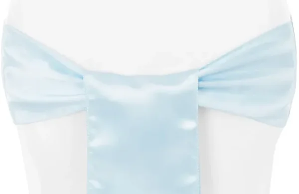 BOUCLE EN SATIN BLUE BÉBÉ