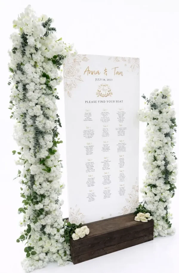 CLESTON SEATING CHART WALL