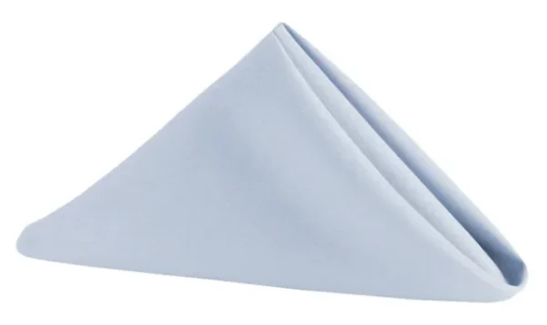 SERVIETTE DE TABLE EN POLYESTER DUSTY BLEU