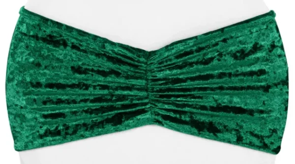 BOUCLE EN VELOURS EMÉRAUDE