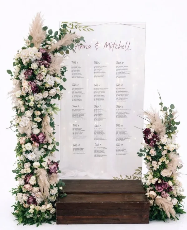 CLESTON SEATING CHART WALL