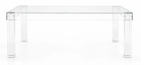 CLEAR DEAVA 8' RECTANGULAR TABLE