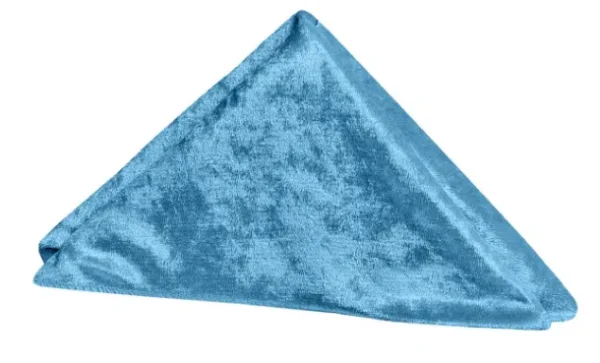 LIGHT TEAL VELVET NAPKIN