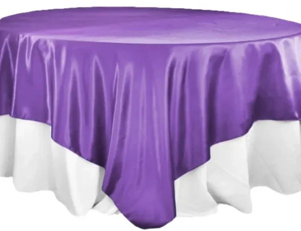 PURPLE SATIN OVERLAY