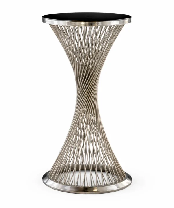 SILVER SOHO COCKTAIL TABLE