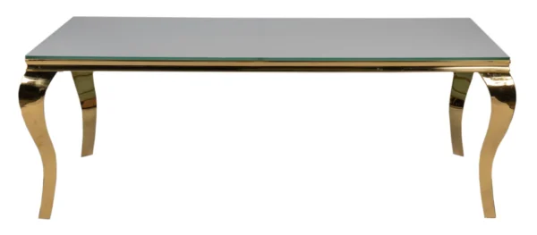 GOLD-WHITE SELINA RECTANGULAR TABLE