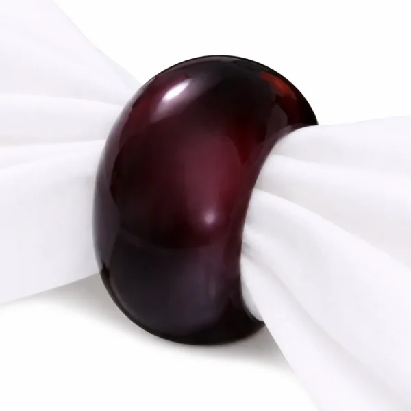 BURGUNDY GALA NAPKIN RING