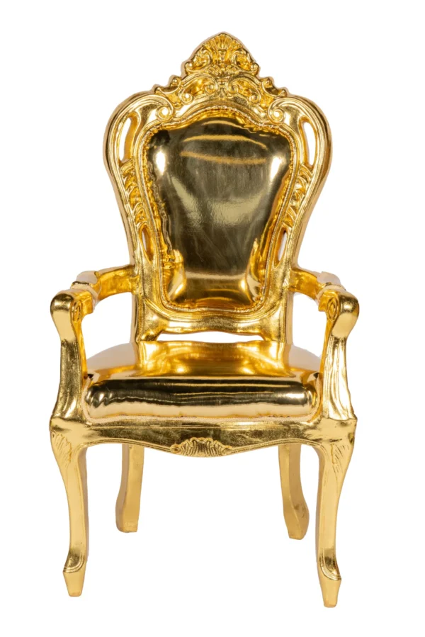 GOLD PARADIS CHAIR WITH ARMS
