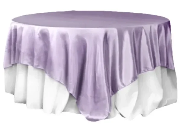 LILAC SATIN OVERLAY