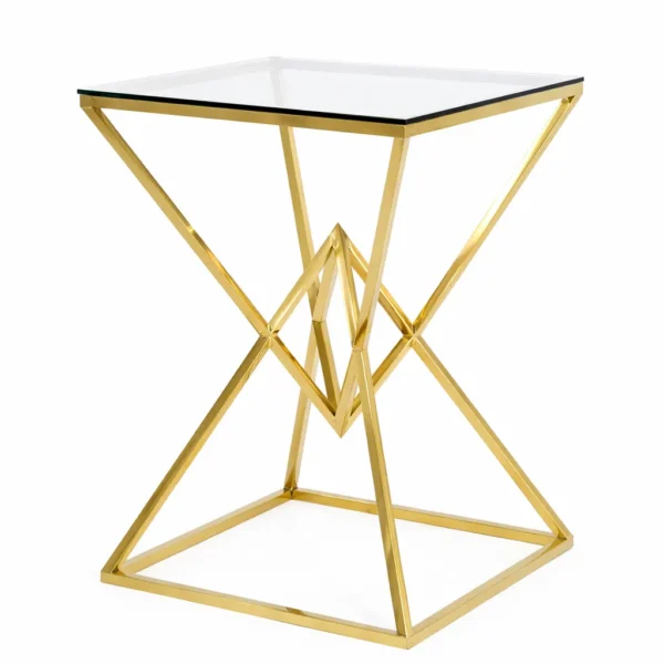 GOLD POSH BISTRO TABLE