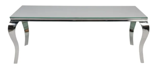 SILVER-WHITE SELINA RECTANGULAR TABLE