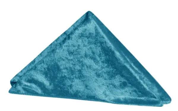 PEACOCK TEAL VELVET NAPKIN