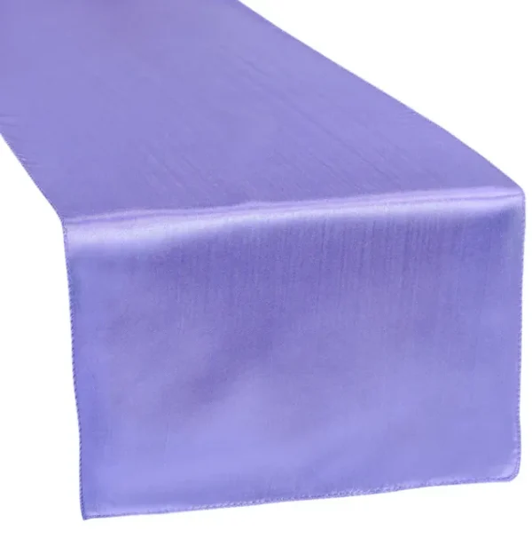 PURPLE SATIN TABLE RUNNER