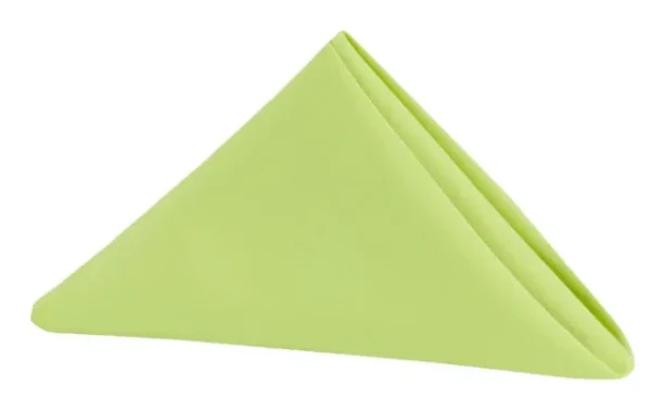 SERVIETTE DE TABLE EN POLYESTER VERT POMME