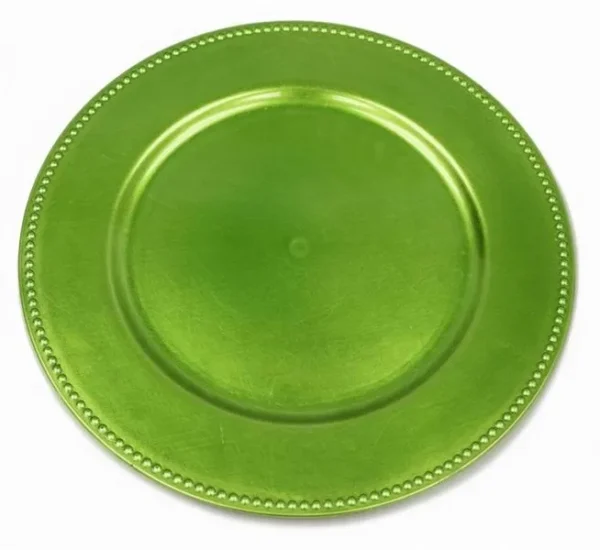 MAYA LIME ACRYLIC CHARGER PLATE