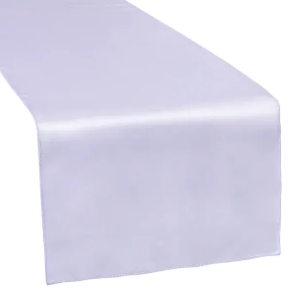 LAVENDER SATIN TABLE RUNNER