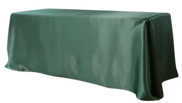 EUCALYPTUS RECTANGULAR SATIN TABLECLOTH 90" X 132"