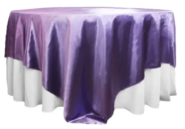 VICTORIAN LILAC SATIN OVERLAY