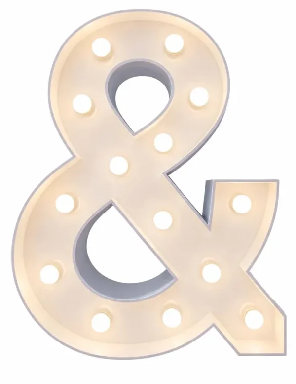 MARQUEE "&" SYMBOL