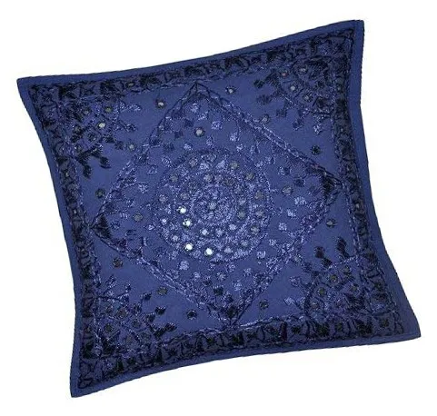COUSSIN LOZANGE BLEU MARIN