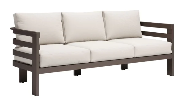 BEIGE ARBOR 3-SEATER SOFA