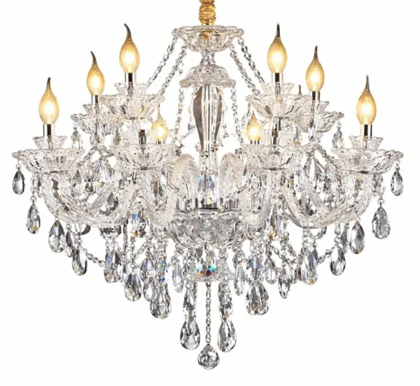 ALISON GLASS HANGING CHANDELIER