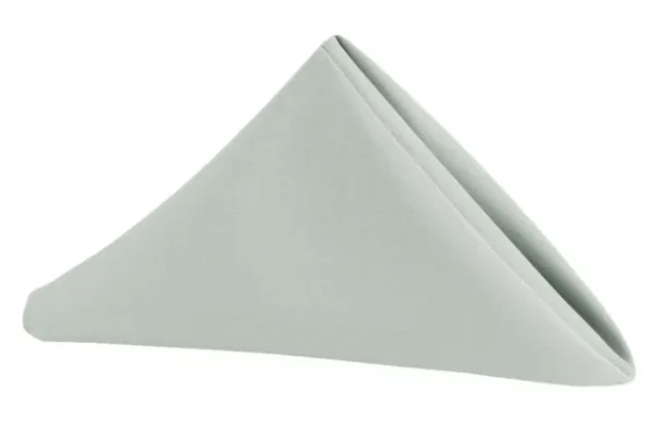 SERVIETTE DE TABLE EN POLYESTER GRIS