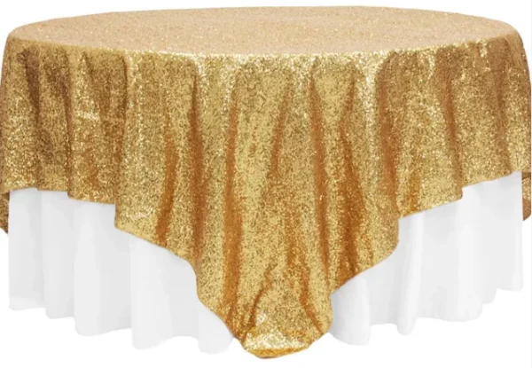 GOLD SEQUIN OVERLAY