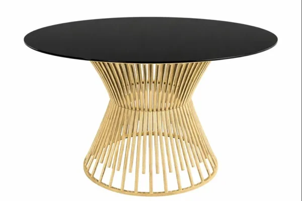 GOLD-BLACK TIERRA ROUND TABLE