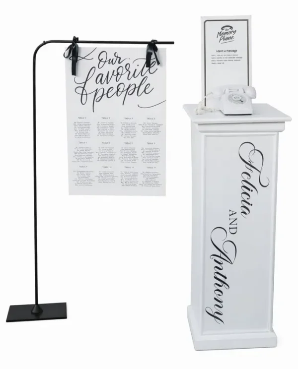 TELEPHONE GUEST BOOK WITH PERSONALIZED COLUMN
